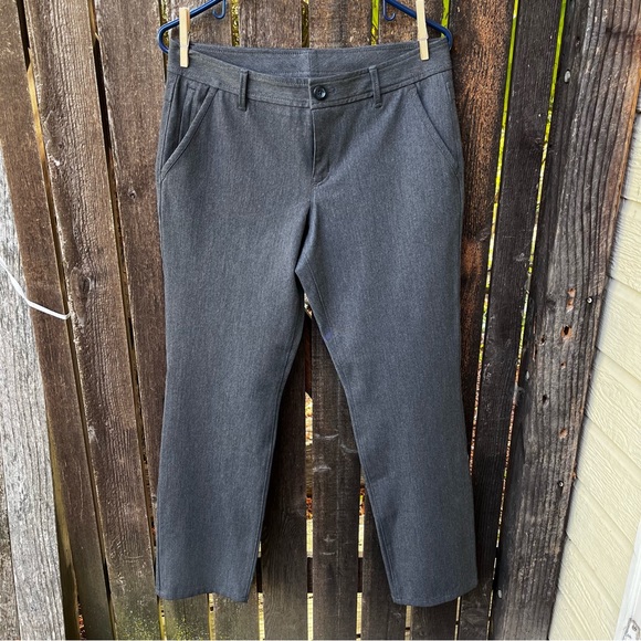 Eddie Bauer Travex Gray Curvy Travel Pants Sz 6 - Picture 8 of 15